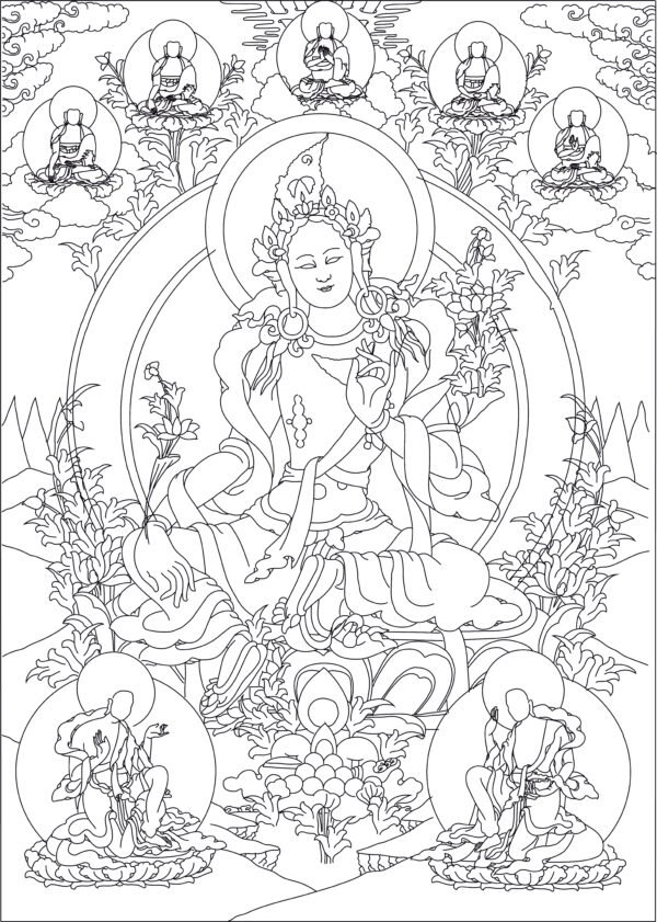 Green Tara 50*40