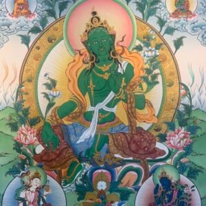 Green Tara Thangka 60*45