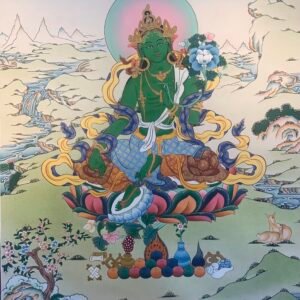 Green Tara Thangka 60*45