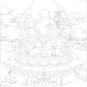 White Tara Thangka 70*50